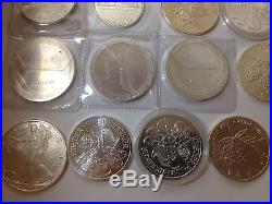 30.5 Troy Ounces Of 999 Solid Silver Bullion Rounds