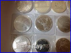30.5 Troy Ounces Of 999 Solid Silver Bullion Rounds