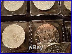 30 Ounces 2008-2011 Austrian Solid Fine Silver. 999 Philharmonic 1.5 Euro Coins