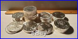 38 X 1oz Solid (999) Coins, 2015 And 2016. Various Countires