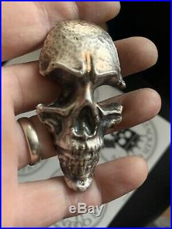3 Ounce Skull (. 999) Silver Bar Nugget Ingot 3ozt Solid silver
