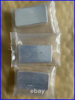 3 X The Gold Exchange 100 Gram Silver Bars 999 Solid Silver
