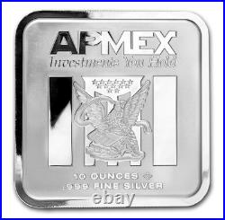 3 x 10 oz APMEX Geiger Edelmetalle Silver Bars Square Series Total 30 oz 3 x 10 oz APMEX Geiger Edelmetalle Silver Bars Square Series Total 30 oz