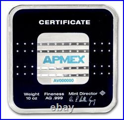 3 x 10 oz APMEX Geiger Edelmetalle Silver Bars Square Series Total 30 oz 3 x 10 oz APMEX Geiger Edelmetalle Silver Bars Square Series Total 30 oz