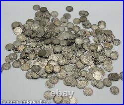 425g pre 1920 solid full silver threepences sterling silver bullion invest coins