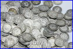 425g pre 1920 solid full silver threepences sterling silver bullion invest coins