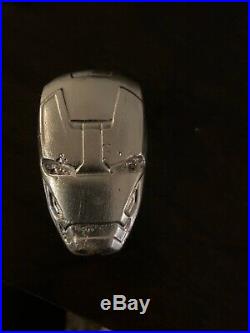 4.5 Ounce (. 999) Solid Silver Iron Man Hand poured Ingot