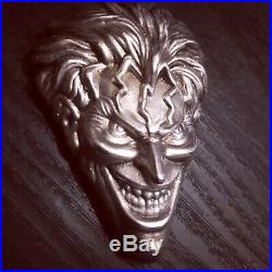 4 Ounce (. 999) Silver The Joker Hand poured Ingot Solid Silver