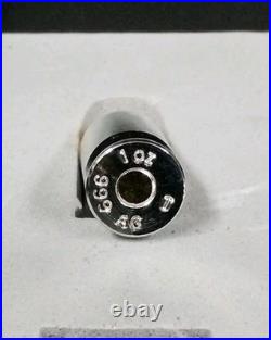 4 Pc Set Gold & Rhodium Enhanced Solid. 999 Silver Bullets 1, 2, 5, 10oz NO COA