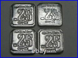 4 SOLM Suns of LIBERTY Mint ¼ troy oz 999 Fine Silver Square BARS. #20