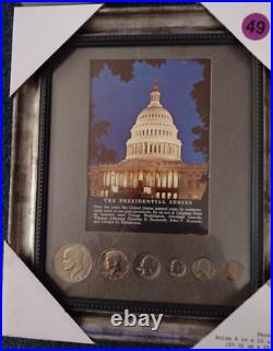 4-VINTAGE -HISTORICAL COIN SETS in NEW SOLID WOOD 8 X 10 FRAMES WithMUSEUM GLASS 4-VINTAGE -HISTORICAL COIN SETS in NEW SOLID WOOD 8 X 10 FRAMES WithMUSEUM GLASS