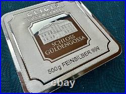 500 Gram 999 Fine Silver Geiger Edelmetalle Mint Square