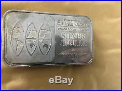500 Grams Johnson Matthey Silver Bullion Bar 999 Solid Silver