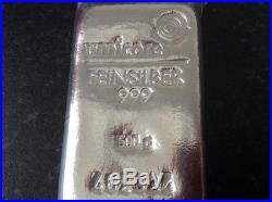 500 gram solid silver. 1/2 Kilo Umicore bullion bar