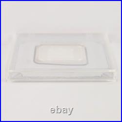 50 Gram. 999 Fine Silver Bullion Bar Geiger Original Square Sealed in Case