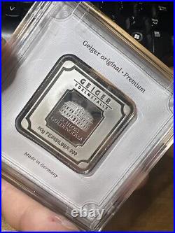 50 Gram Silver Geiger Square (In Capsule)