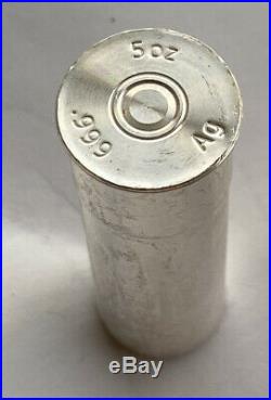 5Oz 999 Pure Fine Silver Shotgun Shell This Is Made Of Solid silver