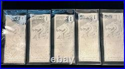 5X Silver Dragon Silverback Limited-Edition Note. 999 Fine Silver Foil BACKORDER 5X Silver Dragon Silverback Limited-Edition Note. 999 Fine Silver Foil BACKORDER