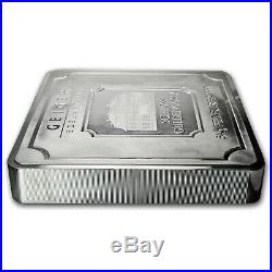 5 Kilo Silver Bar Geiger Edelmetalle (Original Square Series) SKU#155918