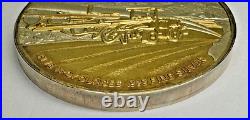 5 Oz. 999 Gold on Solid Silver Art Round Echo Bay Mines Kettle River Operations