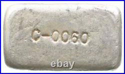 5 Oz Silver Bar Joes Coin Vintage Poured. 999 2734