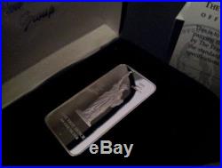 5 Silver Ingots Pure Solid Collectors Edition Bullion Bars Mint Condition 1-oz