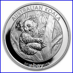 5 Solid Silver 1 oz Bullion Coins Perth Mint 2020 Australian Koala In Capsules