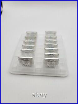 5 gram Silver Bar Geiger Edelmetalle (Original Square Series) 13 Bars