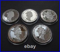 5 x 1 oz Fine 999 Silver Proof Coins. Five 1oz 999 solid silver. 5oz total 5 oz