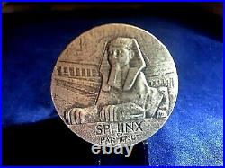 5oz. 999 SOLID SILVER ANTIQUE- PROOF COINTHE SPHINX of HATSHEPSUTBRAND NEW