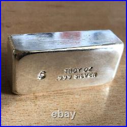 5oz Solid Silver Bar Investment 999 Fine Silver