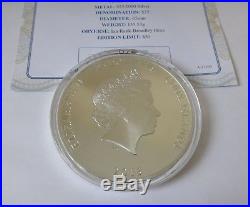 5oz solid 925 silver $25 coin ltd. Ed. 450 COOK ISLANDS Royal Line of Succession