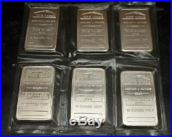 6 X 10 Oz. Ntr Finest Solid Silver Bars (no Import Tax Uk) £1550 Inc Post