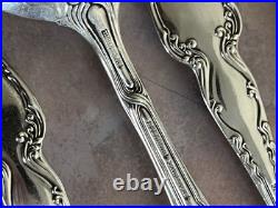 6pcs Antique Tiffany & Co. Broomcorn Sterling Silver Bullion Spoon 5 3/8 195 G