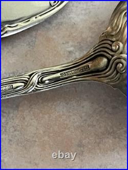 6pcs Antique Tiffany & Co. Broomcorn Sterling Silver Bullion Spoon 5 3/8 195 G