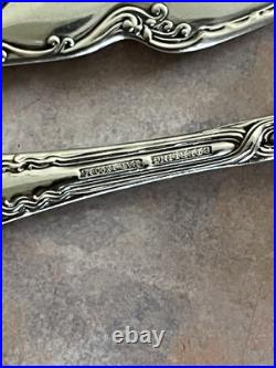 6pcs Antique Tiffany & Co. Broomcorn Sterling Silver Bullion Spoon 5 3/8 195 G