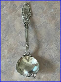 6pcs Antique Tiffany & Co. Broomcorn Sterling Silver Bullion Spoon 5 3/8 195 G