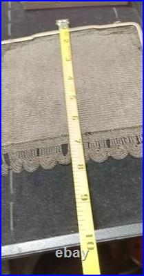 800 Coin Silver Antique Mesh Purse, Selling As Bullion, 221g