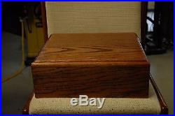 (80) slabs solid american red oak storage coin box for pcgs coins