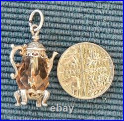 8 x QUALITY STERLING SILVER CHARMS+ Hmk'd SILVER BEAKER +2 DICE POSH MONOPOLY