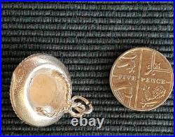 8 x QUALITY STERLING SILVER CHARMS+ Hmk'd SILVER BEAKER +2 DICE POSH MONOPOLY
