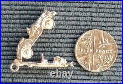 8 x QUALITY STERLING SILVER CHARMS+ Hmk'd SILVER BEAKER +2 DICE POSH MONOPOLY