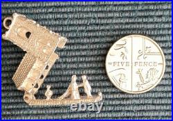 8 x QUALITY STERLING SILVER CHARMS+ Hmk'd SILVER BEAKER +2 DICE POSH MONOPOLY