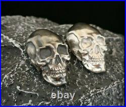 925 Solid Silver skulls
