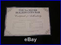 999/1000 Solid Silver Bullion Coin Bar Medal Medallion
