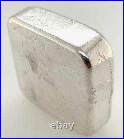 999 Fine100 Grams 9 Fine Mint Made in USA Silver Square Shaped Thick Bar 3.24oz