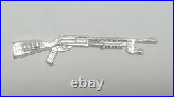999 Fine Silver Tactical Shotgun 3.5 Long Solid