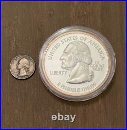 999 Fine Solid Silver 1/4 Pound National Collectors Mint Commemorative Round