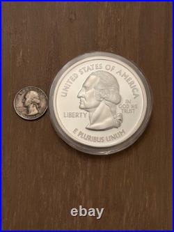 999 Fine Solid Silver 1/4 Pound National Collectors Mint Commemorative Round
