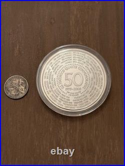 999 Fine Solid Silver 1/4 Pound National Collectors Mint Commemorative Round